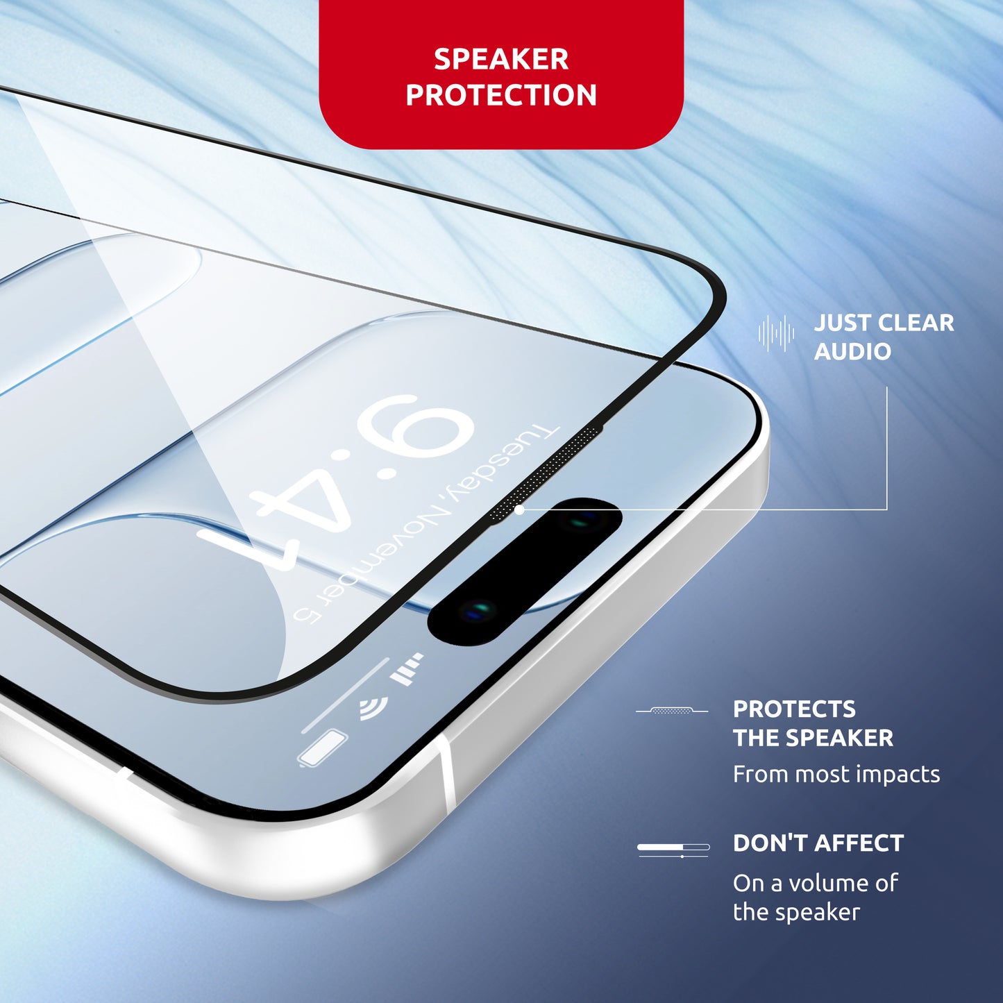 For IPHONE 17 AIR Intaleo MagicGlass (2 pcs) Easy Install