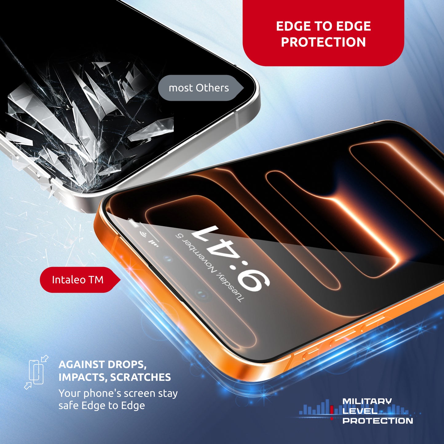 For IPHONE 17 PRO Intaleo MagicGlass (2 pcs) Easy Install