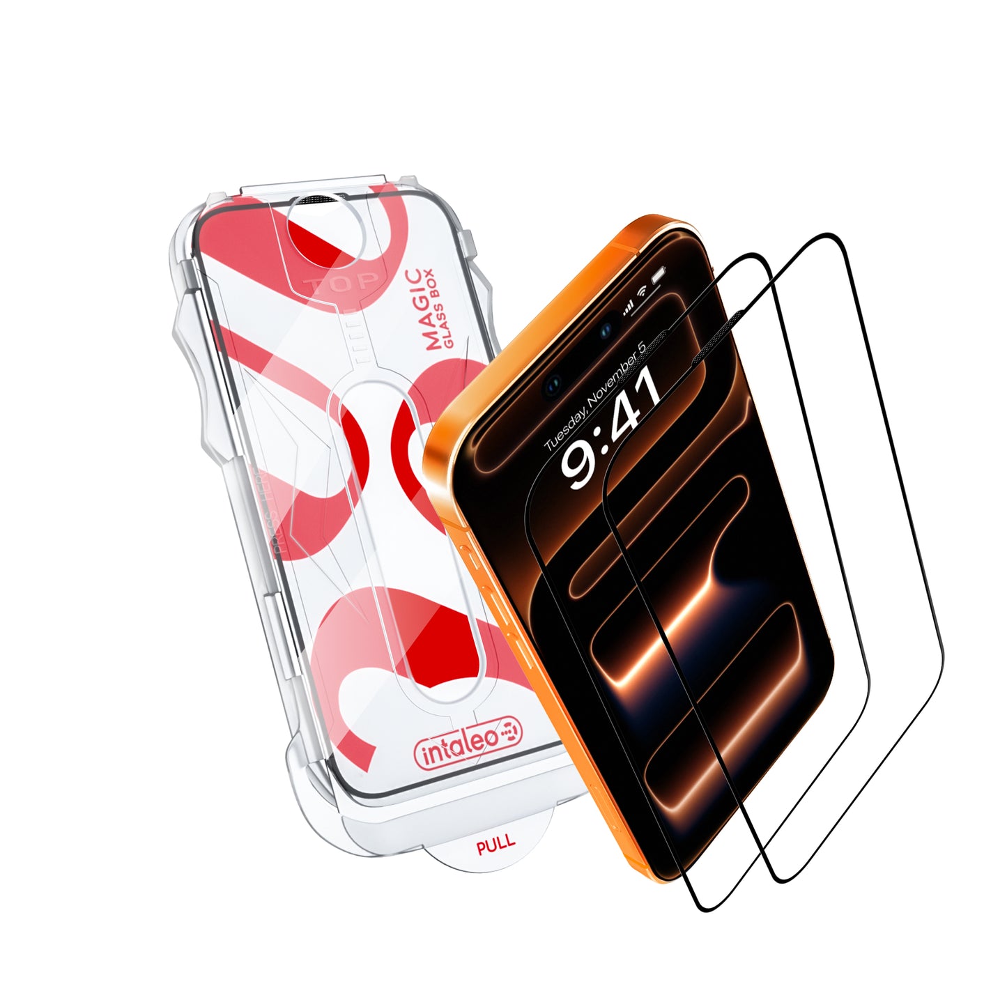 For IPHONE 17 PRO MAX Intaleo MagicGlass (2 pcs) Easy Install
